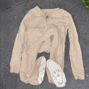 Burt's Bees Baby Tan Footies